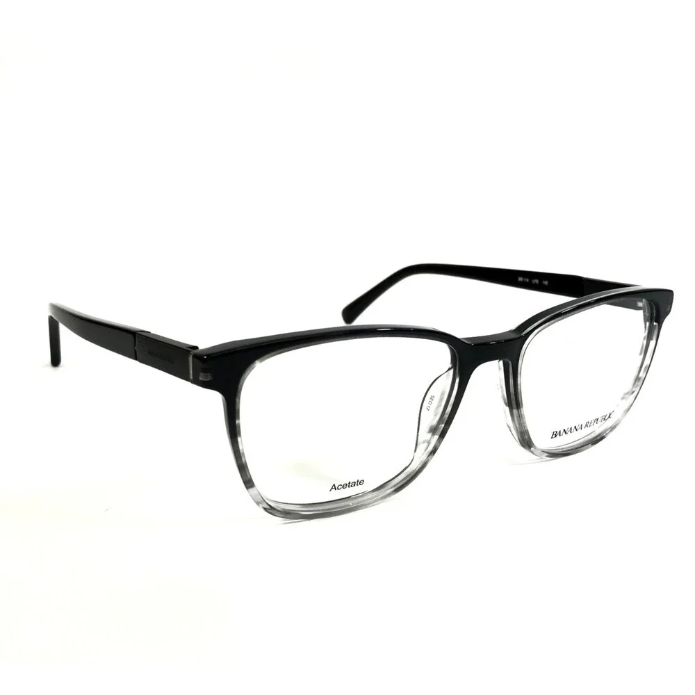 Banana Republic Eyeglasses Frame BR114 U76 Black Fade Cat Eye Full Rim 52-17-145